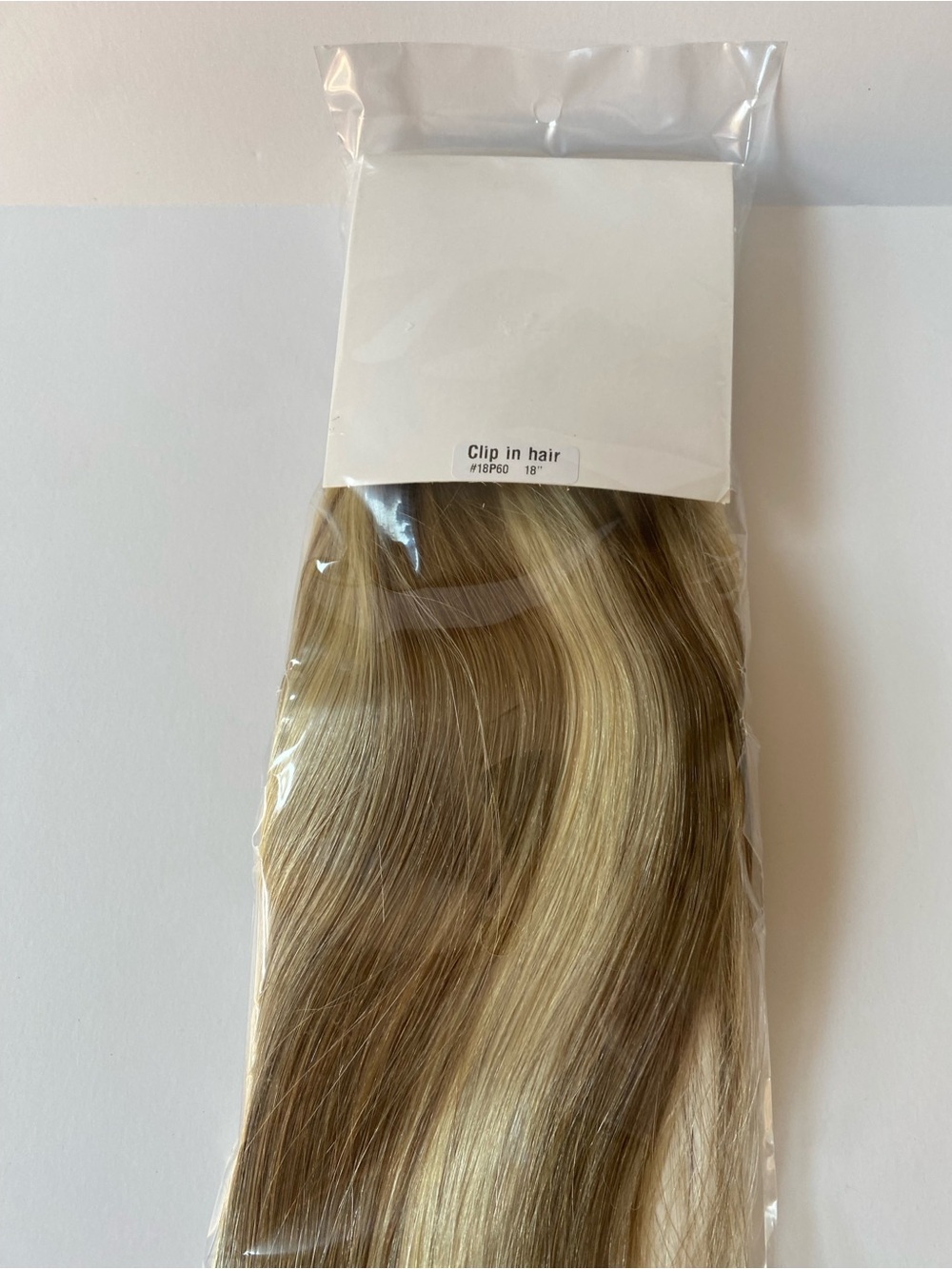 Hair Extensions Full Head Human Hair 7Pc 120g 18” Ash Blonde to Platinum Blonde
